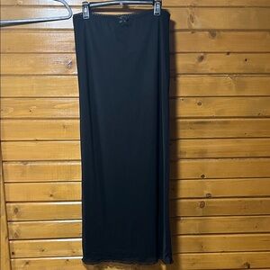 Elegant Black Maxi Skirt